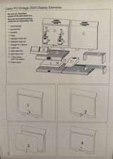 CASIO VINTAGE DISPLAY L - 80 x 41 x 20cm — Ansicht 2