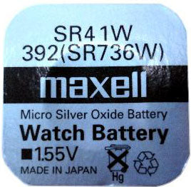 MAXELL BATTERY Ref. 392 — Ansicht 1