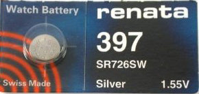 RENATA BATTERY Ref. 397 — Ansicht 1