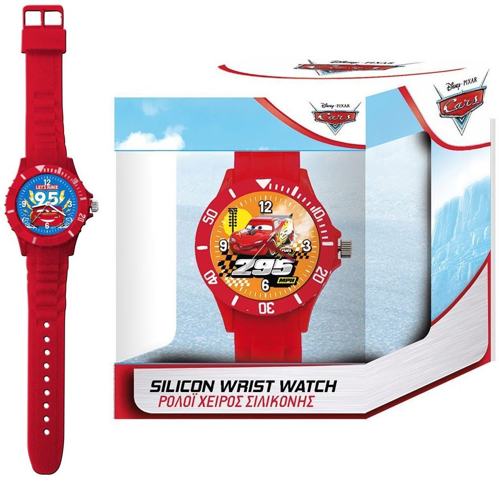 DISNEY-PIXAR KID WATCH CARS RED - SILICON WRIST WATCH — Ansicht 1