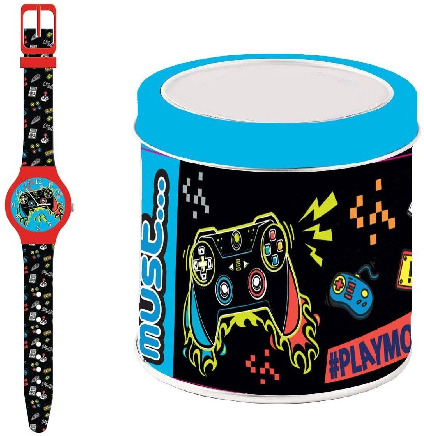 KID WATCH MUST PLAY MORE - Tin Box ***SPECIAL PRICE *** — Ansicht 1