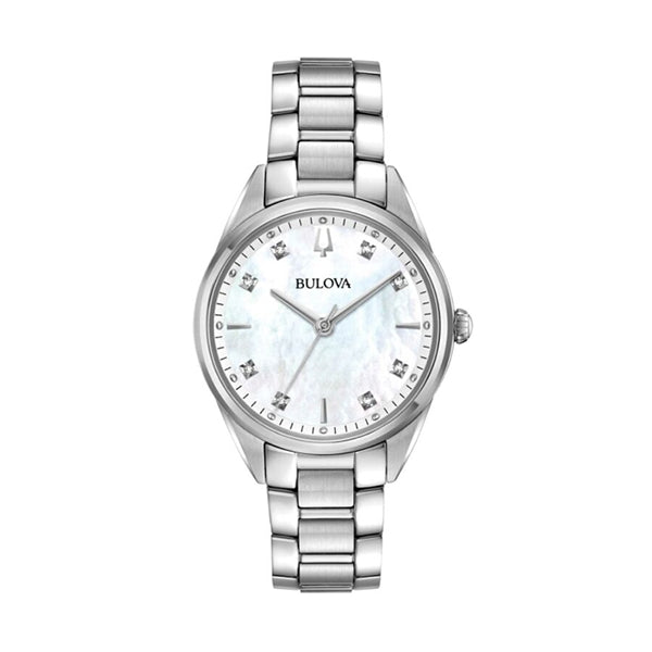 BULOVA SS CLASSIC SUTTON MOP DIAMONDS LADY 96P199 — Ansicht 1