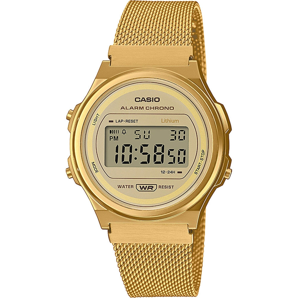 CASIO VINTAGE ROUND - GOLD MESH — Ansicht 1