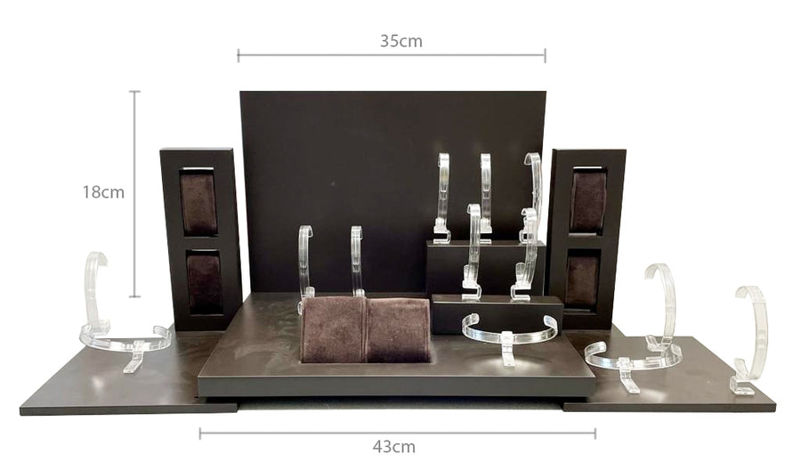 20 WATCHES DISPLAY 43x35x18 - LACQUERED WOOD — Ansicht 1