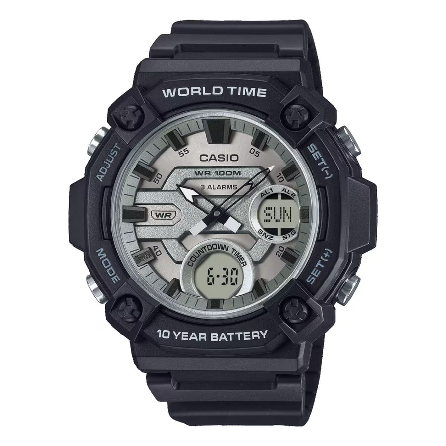 CASIO SPORT OVERSIZE 10 YEAR BATTERY - SILVER — Ansicht 1