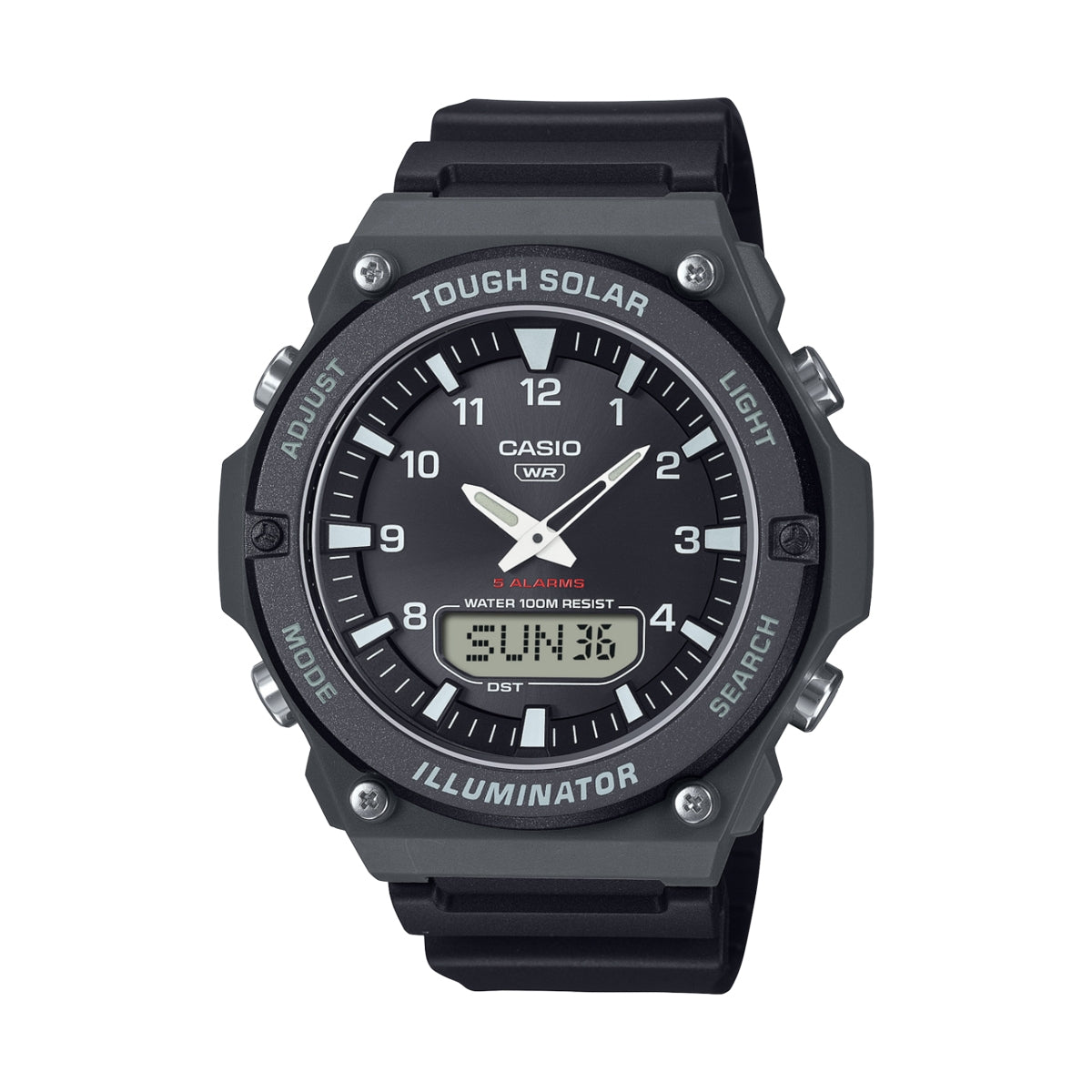 CASIO COLLECTION TOUGH SOLAR - BLACK — Ansicht 1