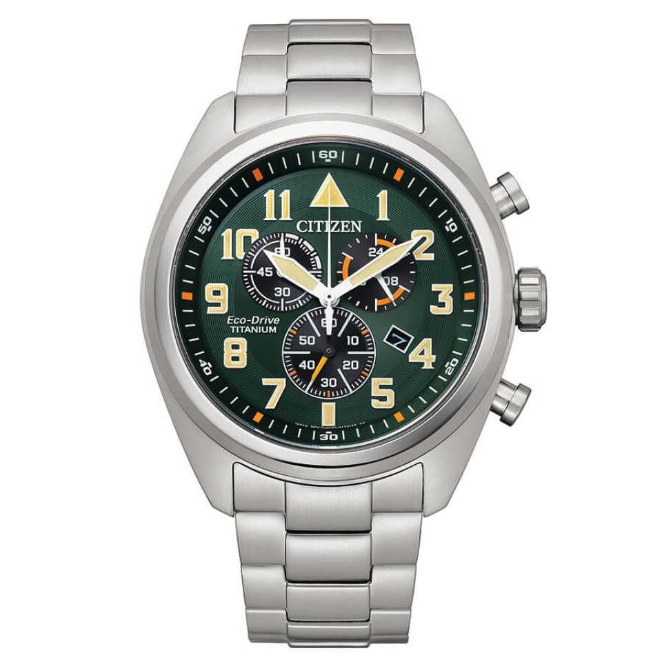 CITIZEN ECO-DRIVE CRONOGRAFO SUPER TITANIUM ZAFIRO — Ansicht 1