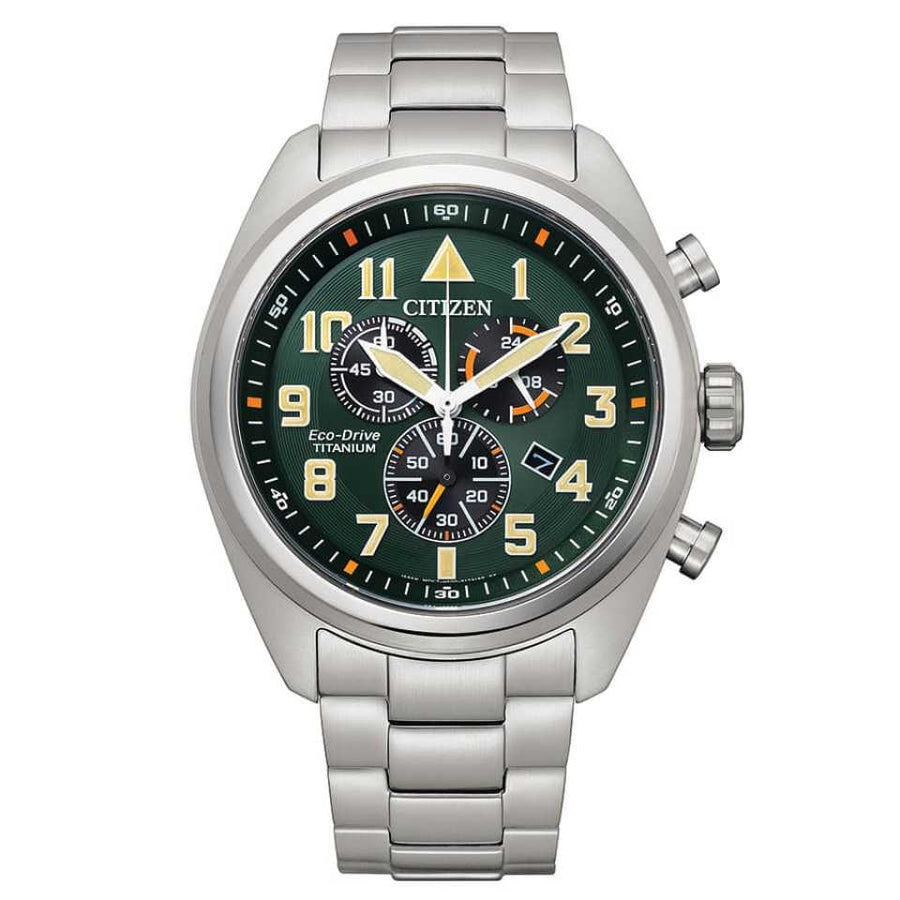 CITIZEN ECO-DRIVE CRONOGRAFO SUPER TITANIUM ZAFIRO — Ansicht 1