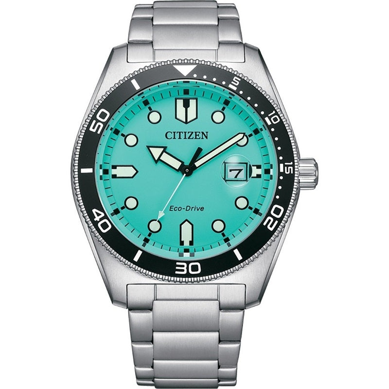 CITIZEN OF COLLECTION - MARINE 1760 Eco Drive - Aqua Blue — Ansicht 1