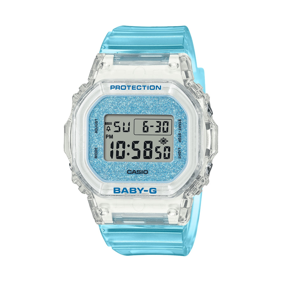 BABY-G 565 GLITTER CRYSTALS SERIE - LIGHT BLUE — Ansicht 1