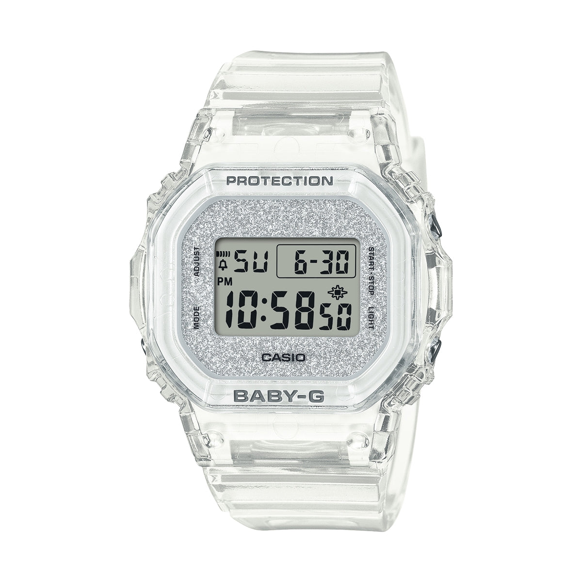 BABY-G 565 GLITTER CRYSTALS SERIE - SILVER — Ansicht 1