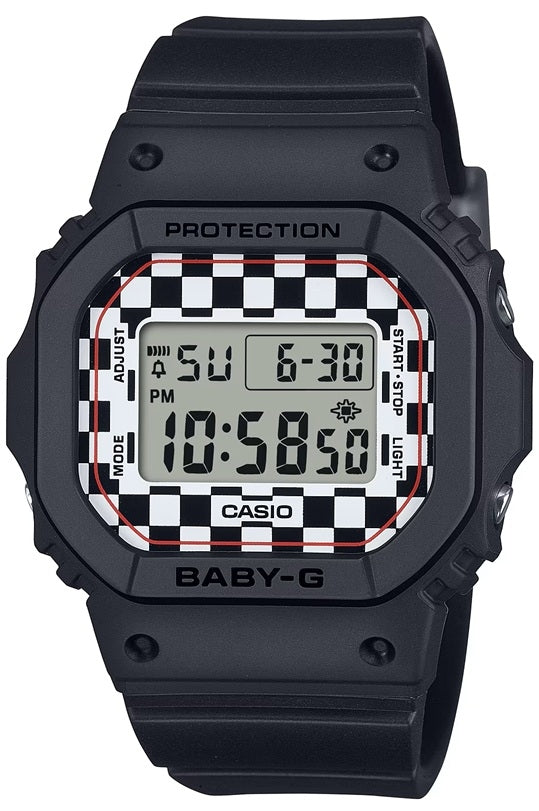 BABY-G 565 SKATE CRYSTALS - BLACK & WHITE — Ansicht 1