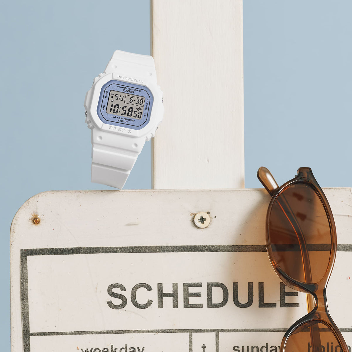 CASIO BABY-G 560 SPRING COLORS SERIE - LIGHT BLUE — Ansicht 3