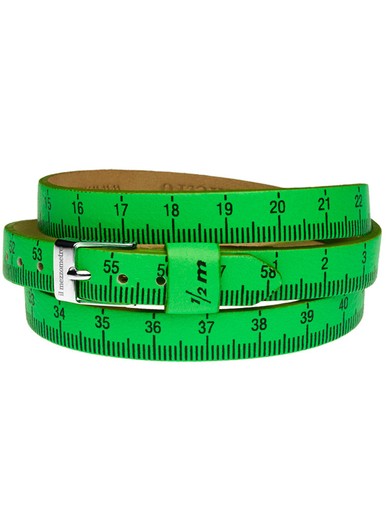 Il MEZZOMETRO FLUO - Bracciale in pelle/leather bracelet — Ansicht 1