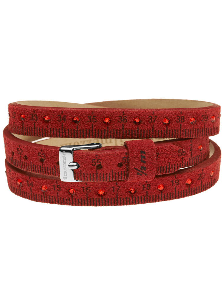 Il MEZZOMETRO STRASS - Bracciale in pelle/leather bracelet — Ansicht 1