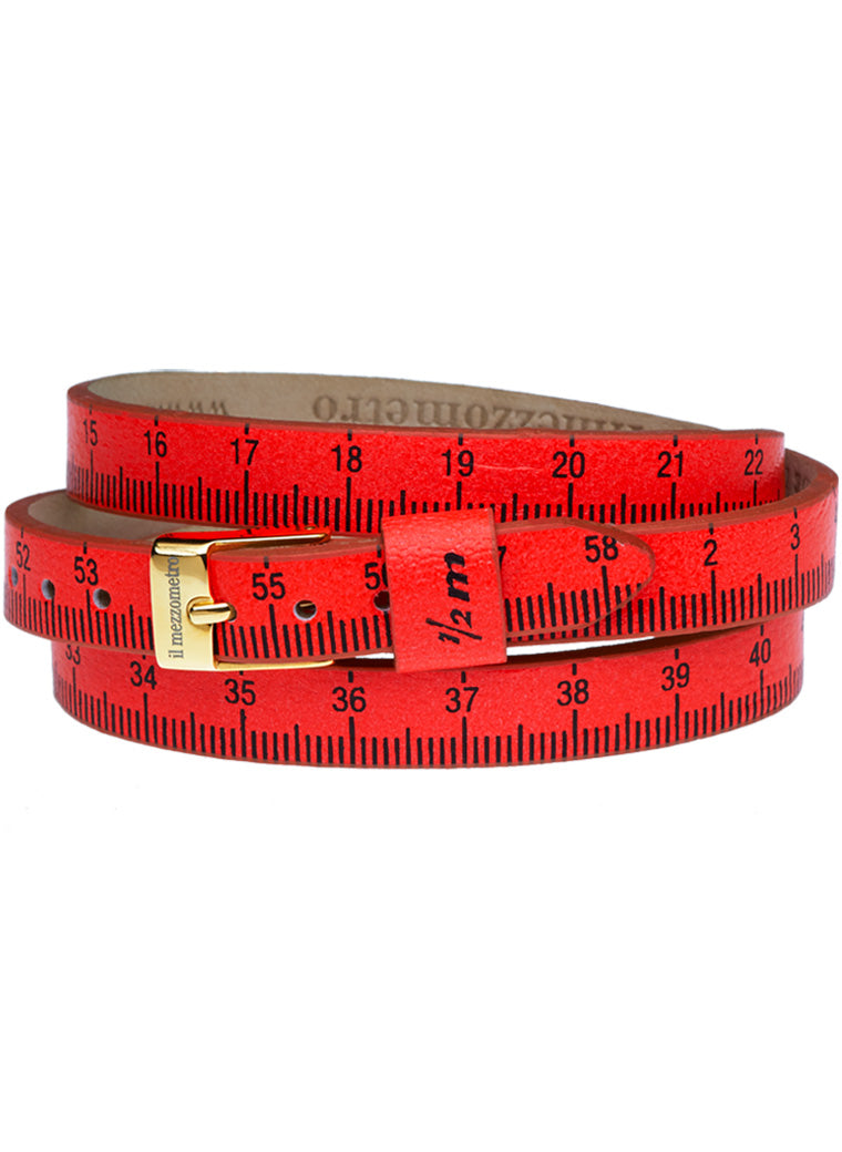 Il MEZZOMETRO FLUO - Bracciale in pelle/leather bracelet — Ansicht 1