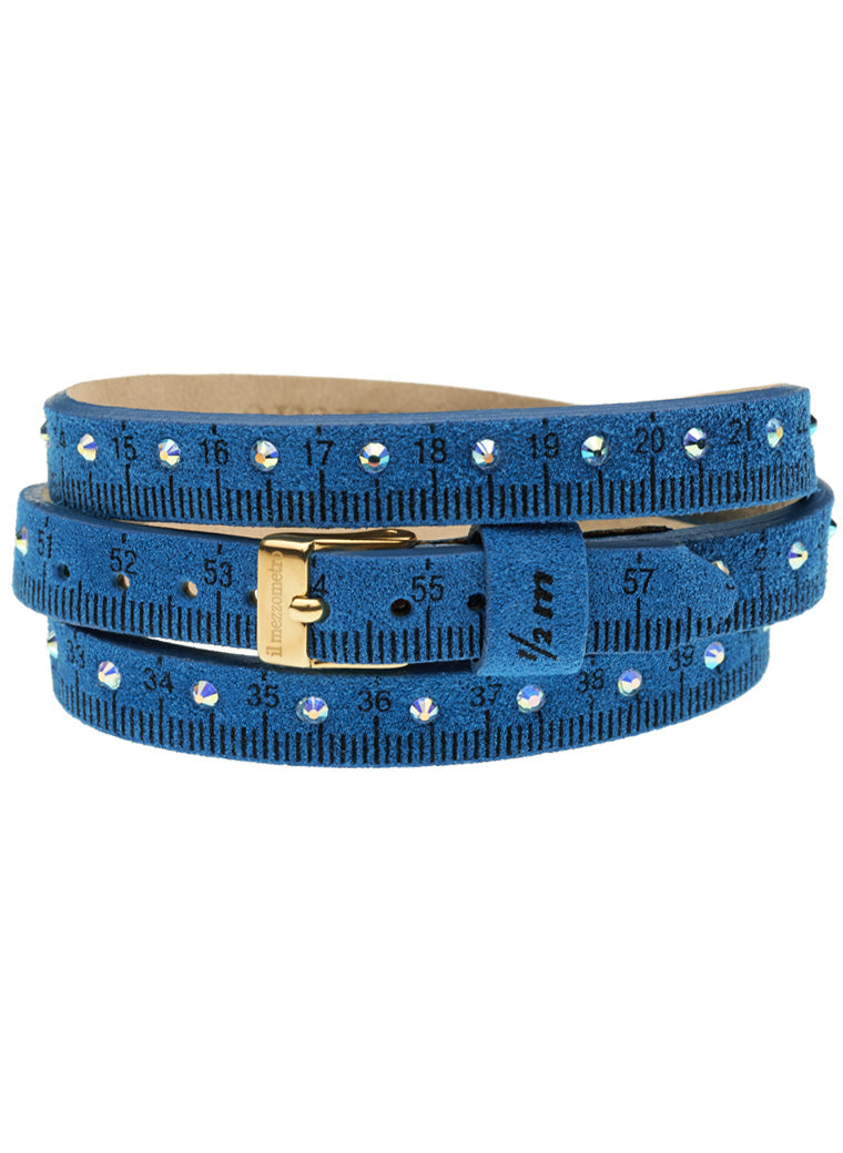Il MEZZOMETRO STRASS - Bracciale in pelle/leather bracelet — Ansicht 1
