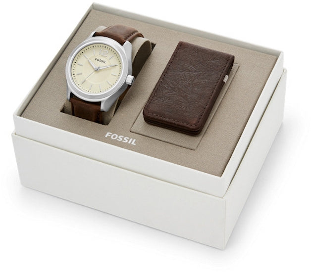 FOSSIL EDITOR Watch + Leather Money Clip — Ansicht 1