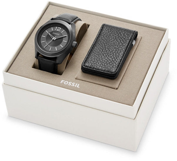 FOSSIL EDITOR Watch + Leather Money Clip — Ansicht 1