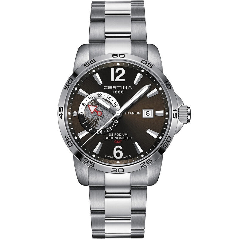 CERTINA DS PODIUM GMT GREY TITANIUM COSC (Contrôle Officiel Suisse des Chronomètres) — Ansicht 1
