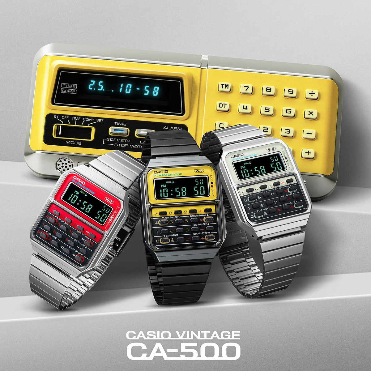CASIO VINTAGE CALCULATOR EDGY COLLECTION - WHITE — Ansicht 3