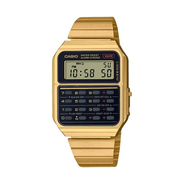 CASIO VINTAGE CALCULATOR EDGY COLLECTION - GOLD — Ansicht 1