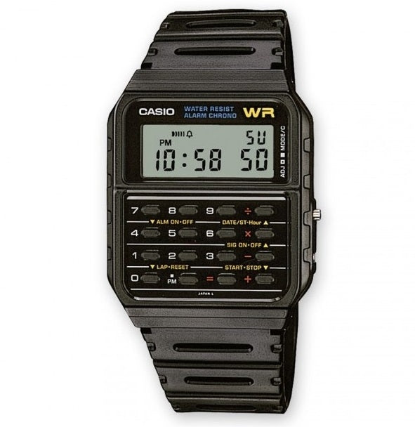CASIO VINTAGE CALCULATOR EDGY COLLECTION - BLACK — Ansicht 1