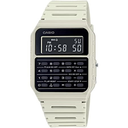 CASIO VINTAGE CALCULATOR EDGY COLLECTION - CREAM & BLACK — Ansicht 1