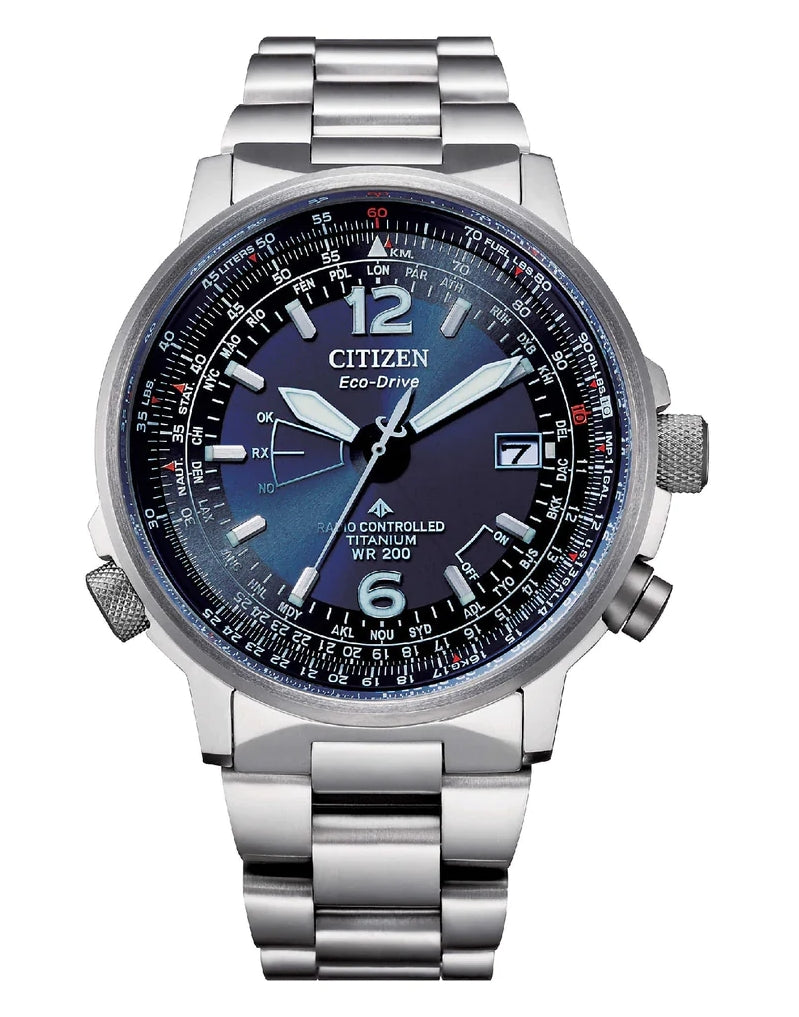 CITIZEN RADIOCONTROLLED Pilot Super Titanium — Ansicht 1