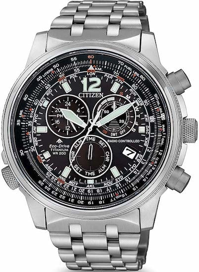 CITIZEN CRONO PILOT SUPER TITANIO — Ansicht 1