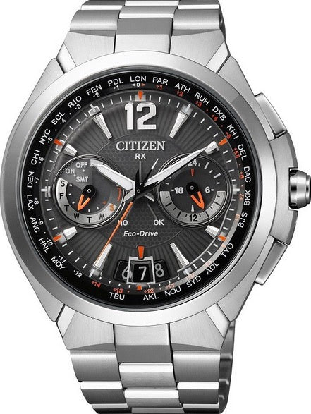 CITIZEN SATELLITE WAVE AIR ECO-DRIVE - 26 time zone — Ansicht 1
