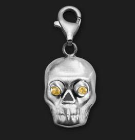 AMBROSINI JEWELS - CHARM ARGENTO 925Â° teschio finitura bianca — Ansicht 1