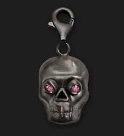 AMBROSINI JEWELS - CHARM ARGENTO 925Â° teschio finitura brunita — Ansicht 1