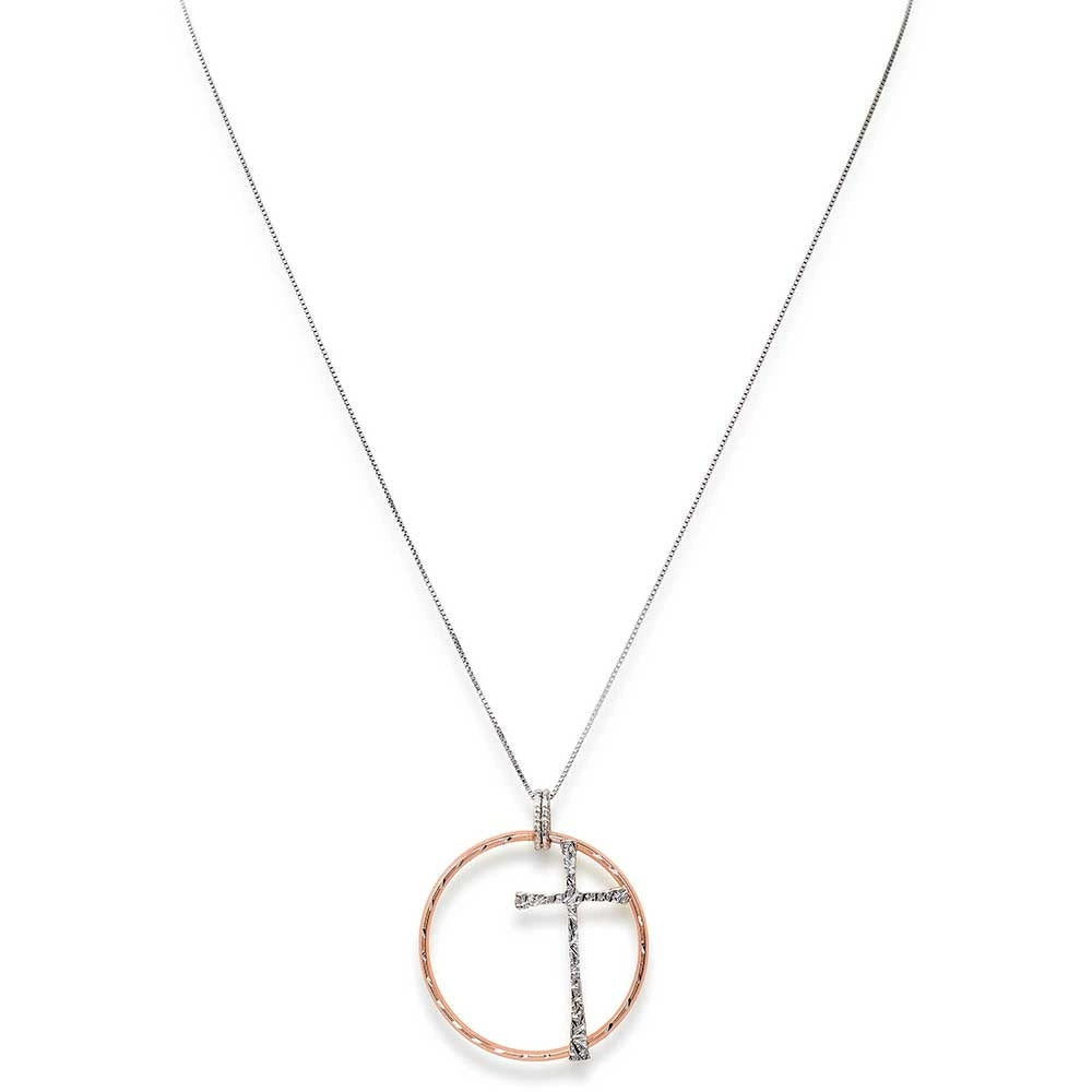 AMEN CROCE CERCHIO ROSE GOLD — Ansicht 1