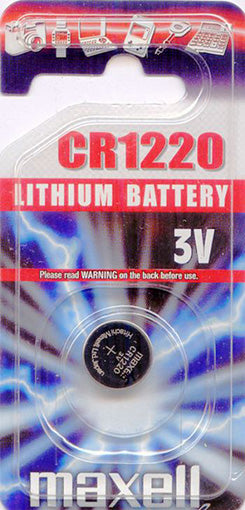 MAXELL BATTERY Ref. CR1220 - 3V — Ansicht 1