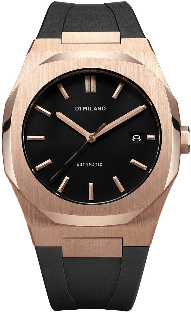D1 MILANO AUTOMATIC RUBBER ROSE GOLD — Ansicht 1