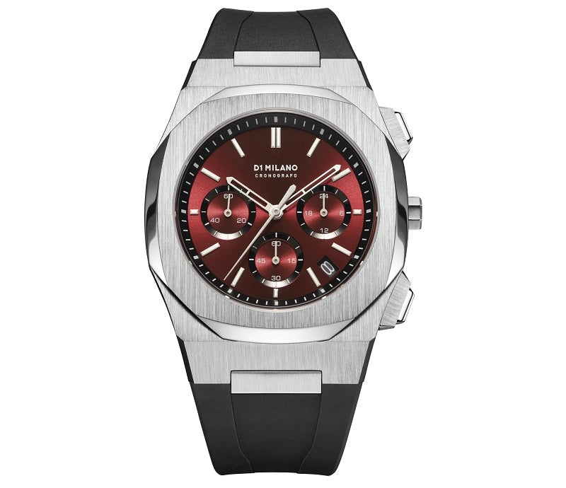 D1 MILANO CRONOGRAFO BURGUNDY — Ansicht 1