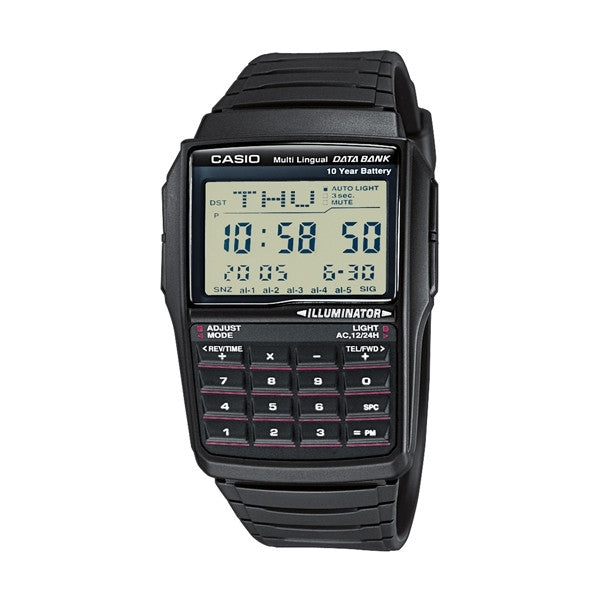 CASIO VINTAGE DATABANK CALCULATOR - BLACK — Ansicht 1