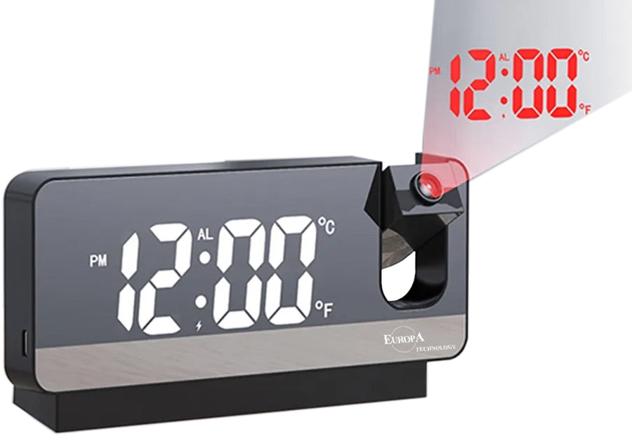 ELITE Sveglia LED con proiezione orario - LED alarm clock with time projection — Ansicht 1
