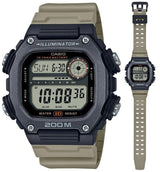 CASIO SPORT ILLUMINATOR DIVER 200M, 10 YEARS BATTERY - XL STRAP - TAUPE — Ansicht 1