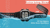 CASIO SPORT ILLUMINATOR DIVER 200M, 10 YEARS BATTERY - XL STRAP - TAUPE — Ansicht 2