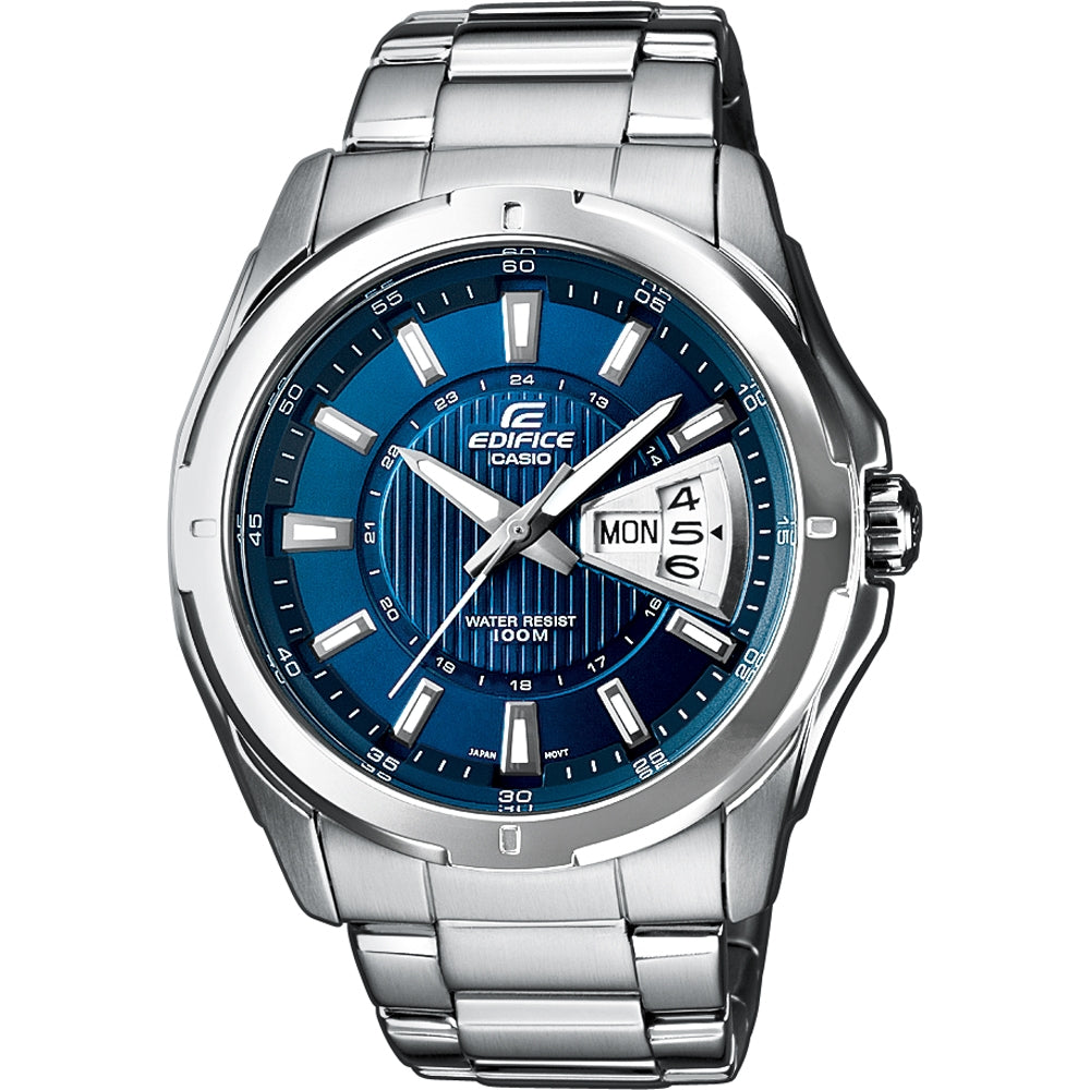 CASIO EDIFICE CLASSIC DAY DATE - BLUE — Ansicht 1