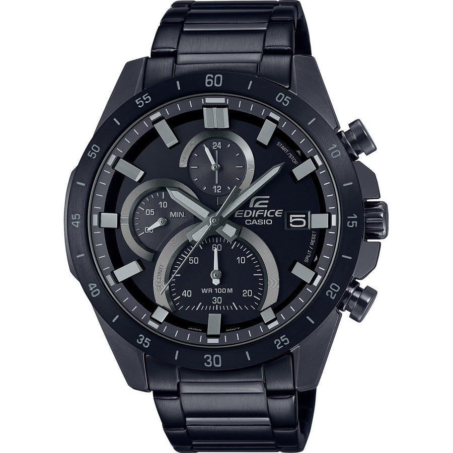 CASIO EDIFICE 3D INDEXES CHRONOGRAPH - ALL BLACK — Ansicht 1