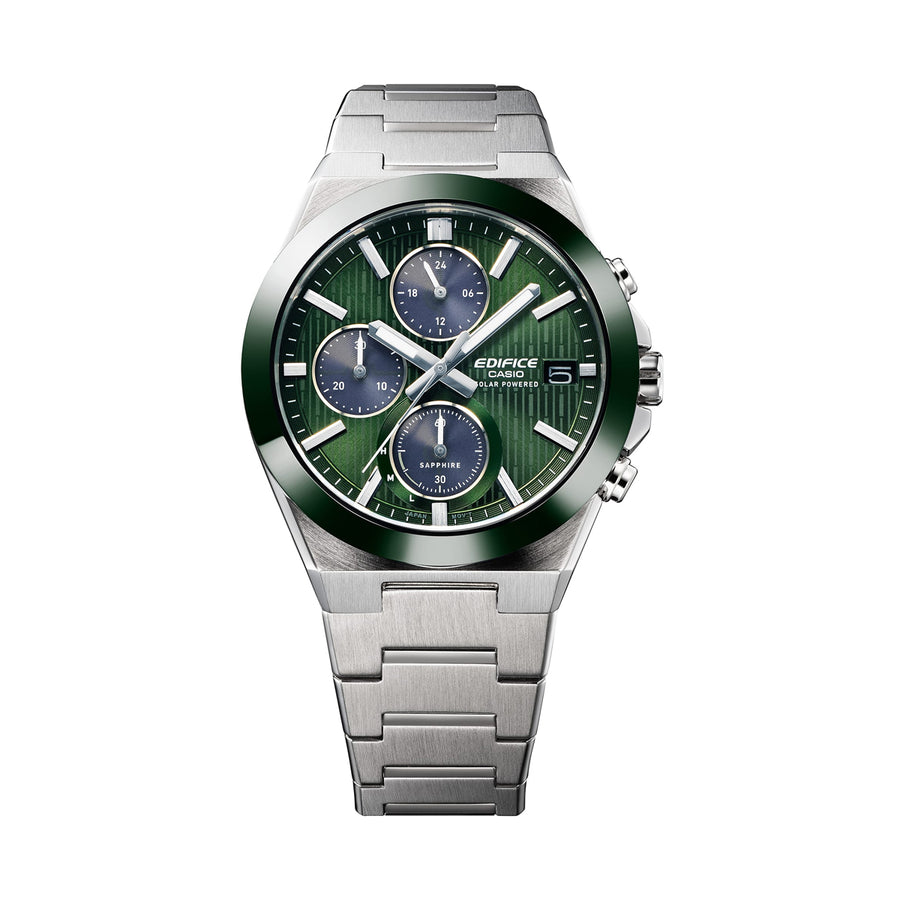 CASIO EDIFICE SOLAR POWERED CHRONOGRAPH - GREEN — Ansicht 2