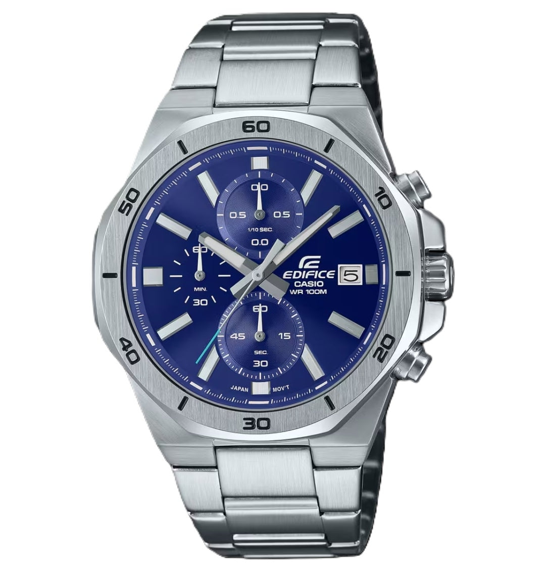CASIO EDIFICE OCTAGONAL CHRONOGRAPH - BLUE — Ansicht 1