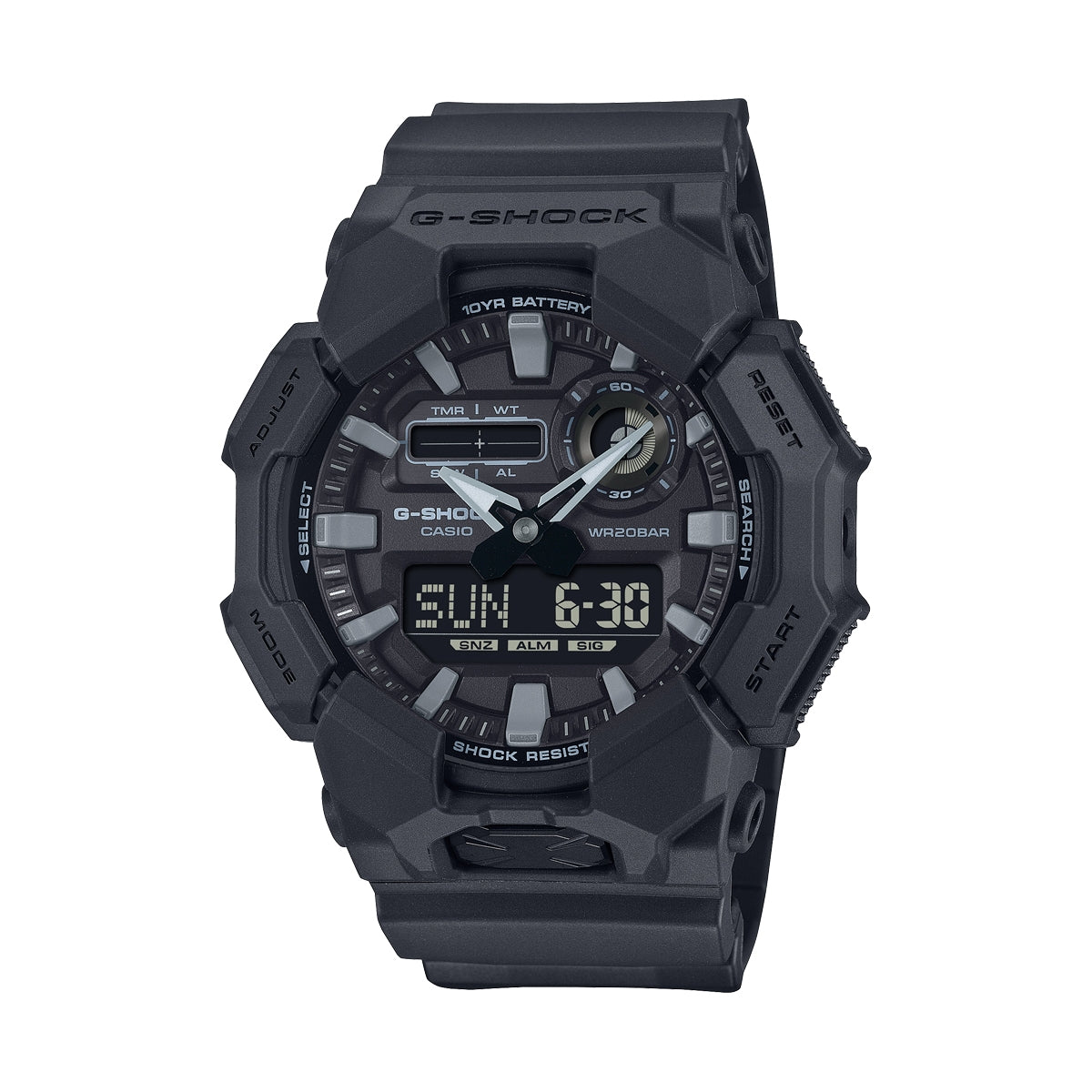 CASIO G-SHOCK NEW RUGGED BASIC Digital 10-Year Battery — Ansicht 1