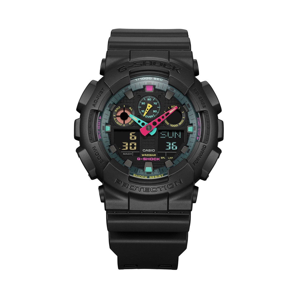 CASIO G-SHOCK OVERSIZE - MATTE FLUO SERIE - BLACK — Ansicht 2