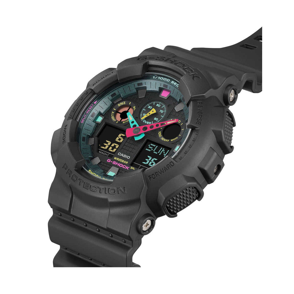 CASIO G-SHOCK OVERSIZE - MATTE FLUO SERIE - BLACK — Ansicht 3