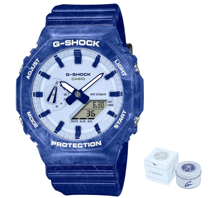 CASIO G-SHOCK OAK - BLUE PORCELAIN EDITION SPECIAL PACK — Ansicht 1