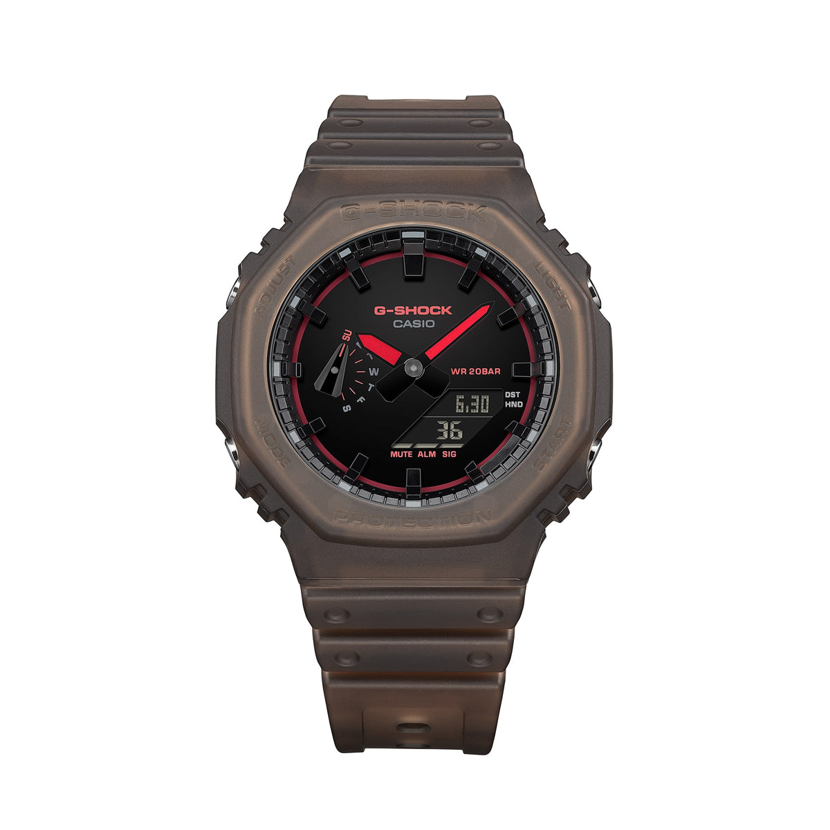 CASIO G-SHOCK OAK - SMOKE LIGHT SERIE - BROWN ***NEW!*** — Ansicht 2